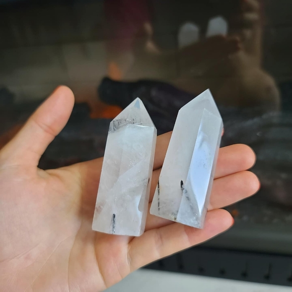 Rutilated Quartz Points/Towers - Picture 2 of 4